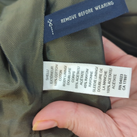 Banana Republic Blazer sports coat suit jacket, heavy cotton, men's 40S - Picture 15 of 16